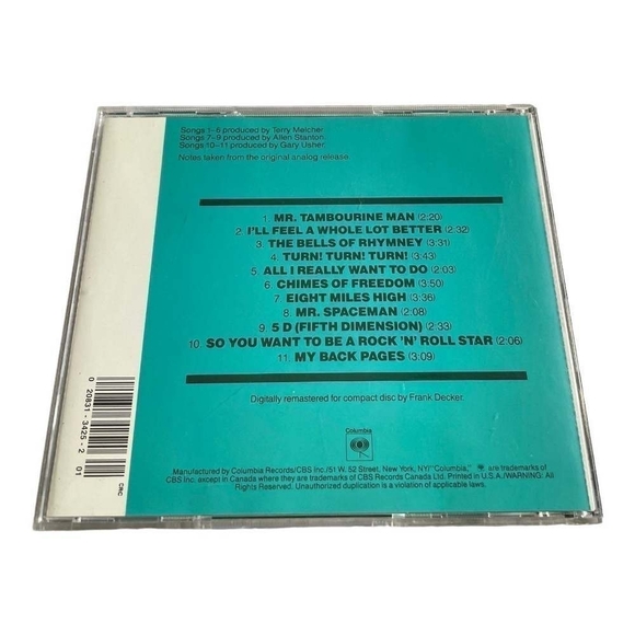 CD The Byrds - Greatest Hits - Picture 2 of 2